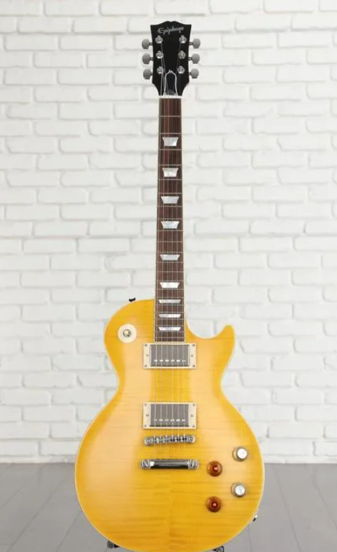Guitarra Electrica Epiphone Kirk Hammett “Greeny” 1959 Les Paul  Standard Aged Greeny Incluye Estuche