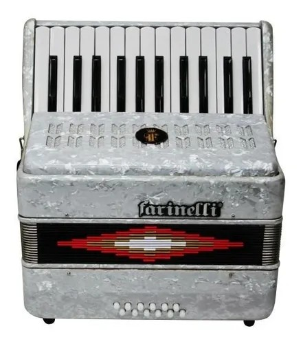 Acordeón Farinelli Teclas Blanco 25112