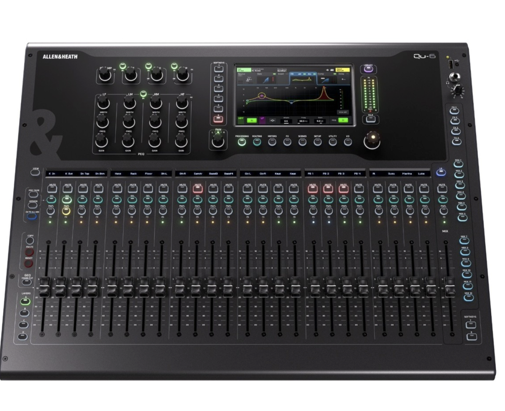Mezcladora Digital Allen & Heath 6 Ch Con 24 Preamps