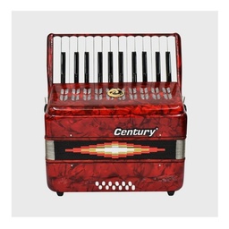 [CNAC031] Acordeon De Teclas Century 25-12 Bajos Rojo