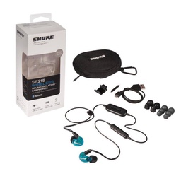 [SE215SPE-B-BT1] Sistema Para Audifonos In-Ear Inalambricos SHURE Bluetooth, Azul