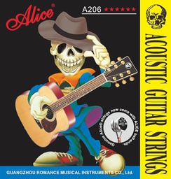 [A206-SL] Juego De Cuerdas Para Guitarra Acustica Acero SuperLight 11-52-- A206-SL