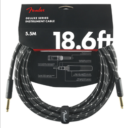 [0990820080] Cable Para Instrumento Fender 18.6ft Negro Tweed