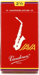 [SR2625R] Caña Sax Alto Vandoren Java 2 1/2 Roja (10)