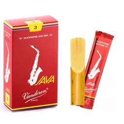 [SR263R] Caña Sax Alto Vandoren Java 3 (10) Roja