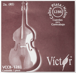 [1281] Cuerda para Contrabajo Victor 2A. Nylon-- 1281