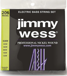 [WNB206] Juego De Cuerdas Para Bajo Electrico 6 Cdas 28-125 Jimmywess-- WNB206