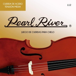 [112] Juego De Cuerdas Para Chelo 4/4 Pearl River