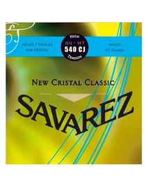 [540CJ] Juego De Cuerdas Para Guitarra Acustica Savarez  New Cristal T Alta