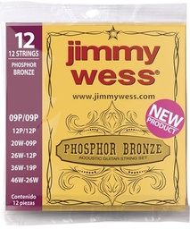 [JWGA-1012BF] Juego De Cuerdas Para Docerola Jimmy Wess 9-46