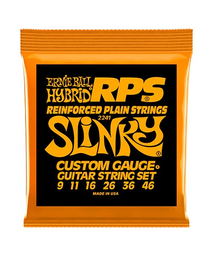 [2241] Juego De Cuerdas Para Guitarra Electrica Ernie Ball 09-46 RPS Naranja--2241