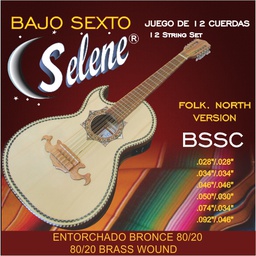 [BSSC] Juego De Cuerdas Para Bajo Sexto Bronce-- BSSC