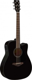 [FGX800CBL] Guitarra Electro-acústica Yamaha Folk Negra