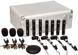 [DRK-681] Microfonos Set De 8 Pzas P/Bateria Estuche