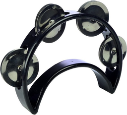 [ATB009-BK] Pandero Alice Media Luna Negro