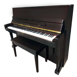 [UP115M2-NEGS] Piano Vertical 115cm Negro Estudio C/ BANCA ROSENTHAL