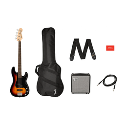 [0372980000] Paquete De Bajo Fender Squier Affinity Precision Bass Sunburst
