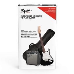 [0371823006] Paquete Guitarra Eléctrica Fender Squier Stratocaster Negro