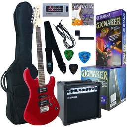 [ERG121GPIIMR02] Paquete De Guitarra Electrica Yamaha Metallic Red