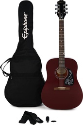 [PPAG-EASTARWRCH1] Paquete Guitarra Acustica Epiphone Starling Roja