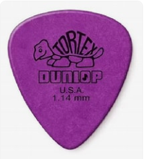 [418B1.14(36)] Pua Dunlop Tortex Std 1.0 Azul / 1.14 Morada