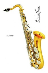 [SLSX025] SAXOFON TENOR SIb COMBINADO LAC / NIQ SILVERTONE