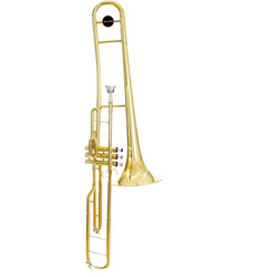 [SLTB001] Trombon De Embolos En Do Laqueado Silvertone