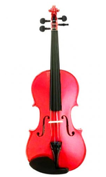 [MV012W-RD] Violin 4/4 Rojo Solid Spruce Amadeus Cellini