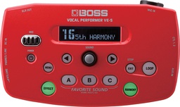 [VE-5-RD] Procesador Vocal Roland  VE-5 con efectos color Rojo