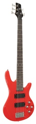 [SQ-IBBS-5 RD] Bajo electrico Symphonic de 5 cuerdas Rojo