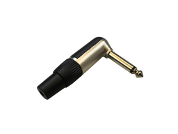 [SJ058] Plug 6.3Mm Escuadra Negro