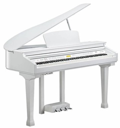 [KAG100 WHP] Piano de Cola Kurzweil KAG100 acabado Blanco Brillante