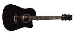 [SGC12BKA] Guitarra Docerola Electroacustica 12 Cuerdas