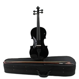 [AMVL001BK] Violín  Amadeus Cellini Laminado Estudiante 4/4 Negro AMVL001BK