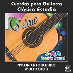 [S-MM] Juego De Cuerdas Para Guitarra Acustica Nylon Selene Multicolor