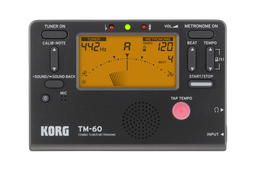 [TM60BK] Afinador Y Metronomo Korg-- TM60BK