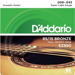 [EZ890-E] Juego De Cuerdas Daddario Para Guitarra Acústica EZ890-E