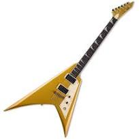 [LKHVMGO] Guitarra Electrica LTD KH-V METALLIC GOLD con estuche