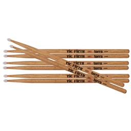 [P5ATN4PK] Baquetas Vic Firth 5AN Punta Nylon Terra