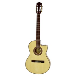 [A-48CE N] Guitarra ElectroClasica Aria Con Recorte Natural