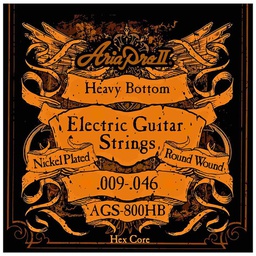 [AGS-800HB] Juego De Cuerdas Para Guitarra Electrica Nickel 9-46 Aria