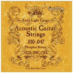 [AGS-200CXL] Juego De Cuerdas Para Guitarra Acustica De Bronce 10-47