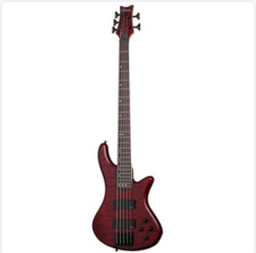 [STILETTO CUSTOM-5] Bajo Eléctrico Schecter Stiletto Custom-5 Vampyre Red Satin