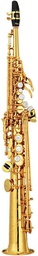 [SP-01] Sax Soprano Recto Symphonic Tone Bb Key Laqueado y Estuche