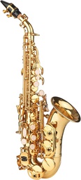 [SP-06] Sax Soprano Curvo Symphonic Tone Bb Key Laqueado