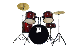 [JBP0803-RD-004] BATERIA 5 PIEZAS LM DRUMS JBP0803-RD-004