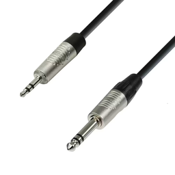 [K4BVW0150] Cable De 3.5 a 6.3 Stereo TRS 1.5 m